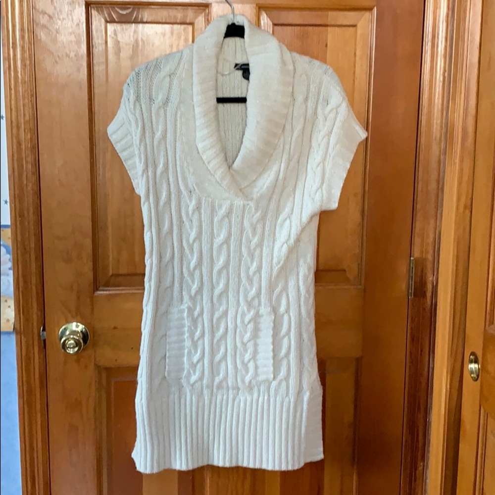 International concepts white sweater dress
